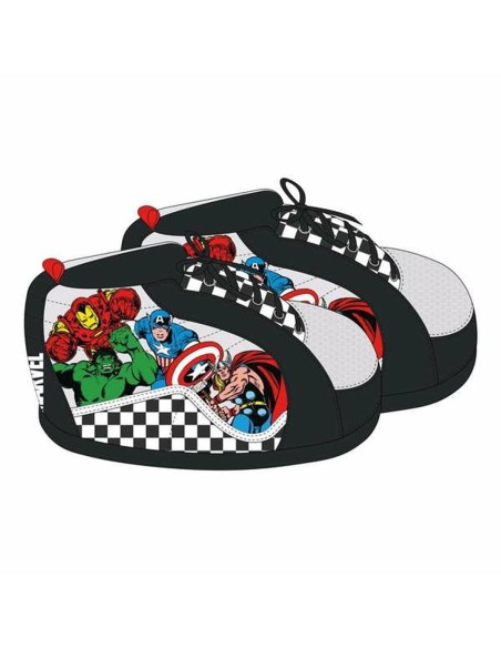 House Slippers Marvel Black