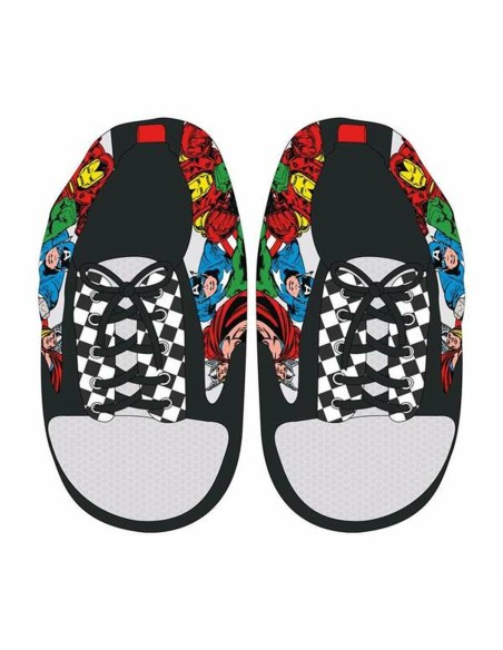 House Slippers Marvel Black