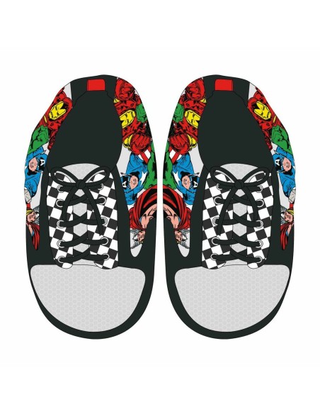 House Slippers Marvel Black