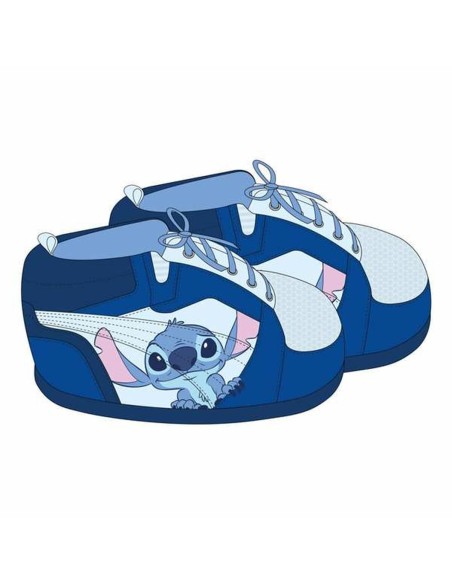 House Slippers Stitch Blue