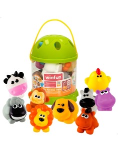 Set of Farm Animals Winfun Plastic 10 Pieces 6 x 5,5 x 5 cm (6 Units) 2