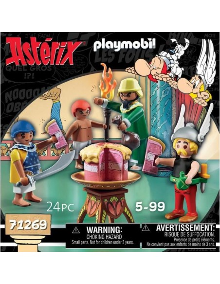 Playset Playmobil Asterix: Amonbofis and the poisoned cake 71268 24 Pieces