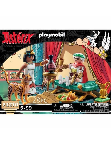 Playset Playmobil 71270 - Asterix: César and Cleopatra 28 Pieces