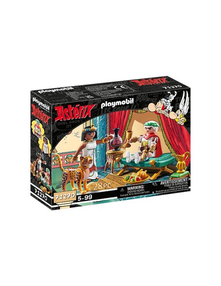 Playset Playmobil 71270 - Asterix: César and Cleopatra 28 Pieces