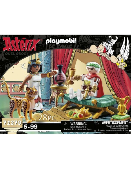 Playset Playmobil 71270 - Asterix: César and Cleopatra 28 Pieces
