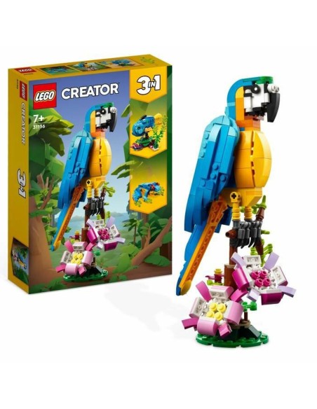 Construction set Lego Creator 31136 Exotic parrot with frog and fish 3-in-1 253 Pieces