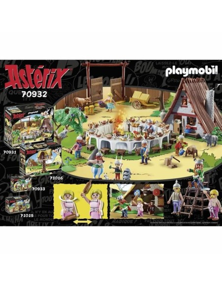 Playset   Playmobil Astérix: The hut of Abraracourcix 70932         110 Pieces  
