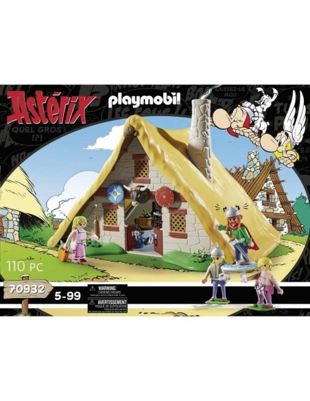 Playset   Playmobil Astérix: The hut of Abraracourcix 70932         110 Pieces  