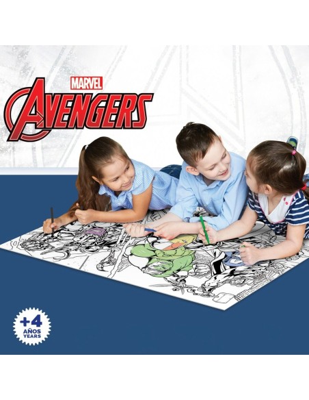 Child's Puzzle The Avengers Double-sided 108 Pieces 70 x 1,5 x 50 cm (6 Units)