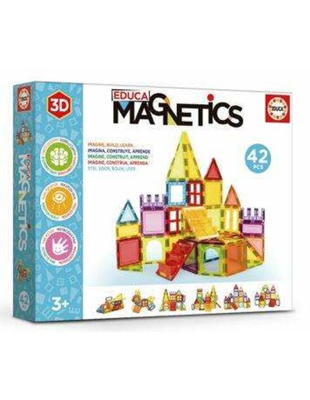 Construction set Educa Magnetics Magnetic 42 Pieces