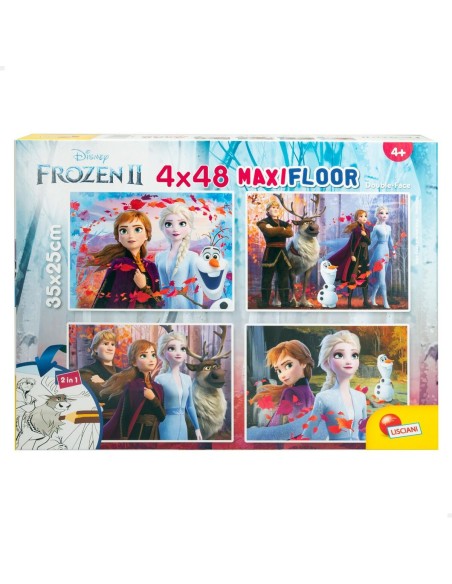 Child's Puzzle Frozen Double-sided 4-in-1 48 Pieces 35 x 1,5 x 25 cm (6 Units)
