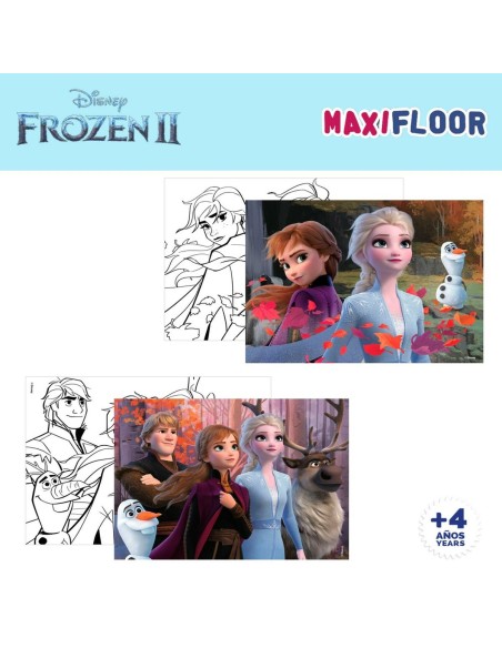 Child's Puzzle Frozen Double-sided 4-in-1 48 Pieces 35 x 1,5 x 25 cm (6 Units)