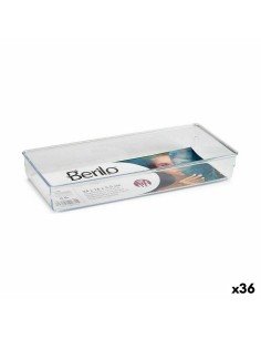 Multi-Purpose Organiser Berilo CH99113 Transparent Plastic 15,5 x 5,5 x 34,5 cm Multi-use (36 Units)