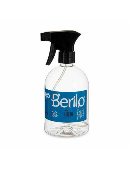 Atomiser Bottle Berilo SE1205-ROCIADOR Black Transparent Plastic 500 ml (12 Units)