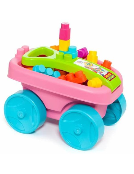 Building Blocks Moltó    20 Pieces Trolley Pink