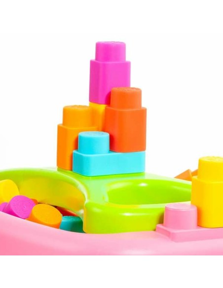 Building Blocks Moltó    20 Pieces Trolley Pink