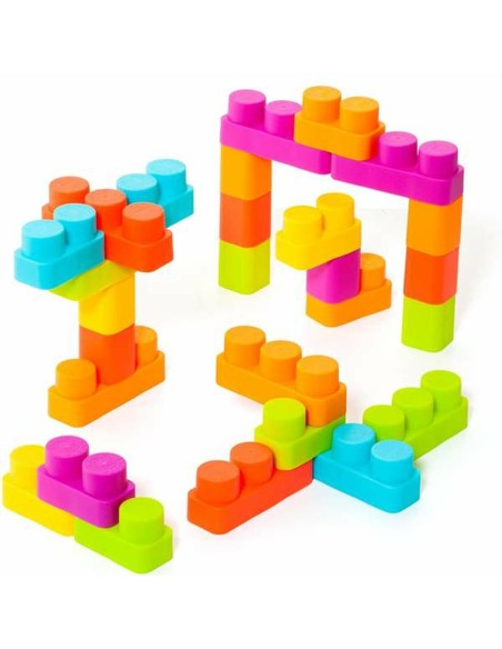 Building Blocks Moltó    20 Pieces Trolley Pink