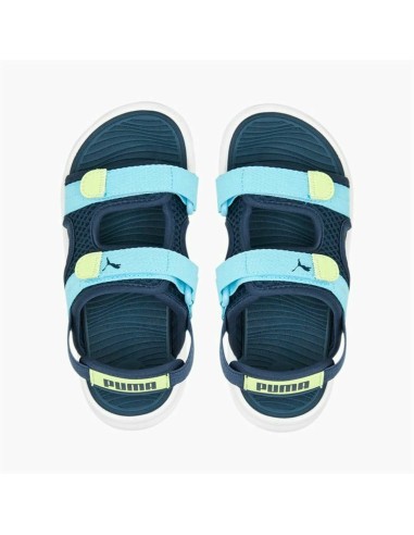 Flip Flops for Children Puma Evolve Blue Water