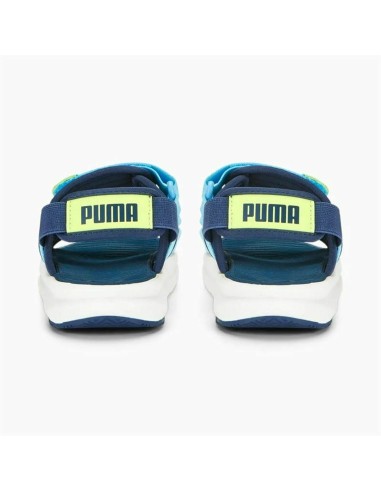 Flip Flops for Children Puma Evolve Blue Water