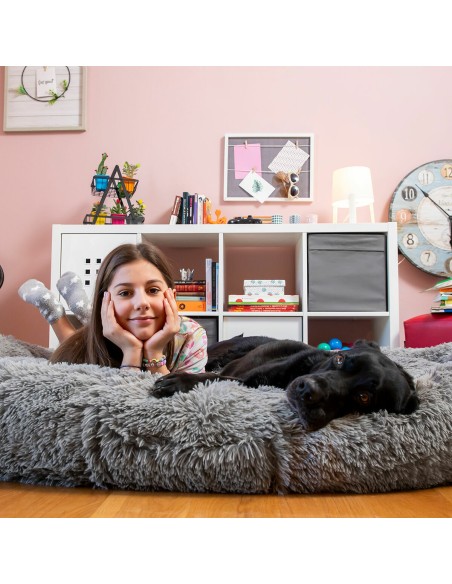 Human Dog Bed XXL InnovaGoods Grey