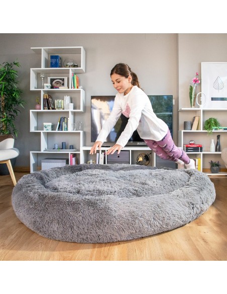 Human Dog Bed XXL InnovaGoods Grey