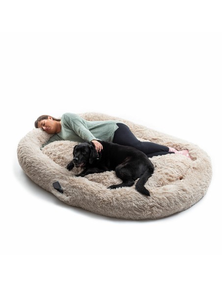 Human Dog Bed XXL InnovaGoods Beige