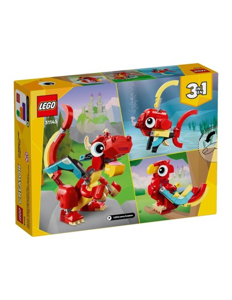 Construction set Lego 31145 DRAGÓN ROJO Multicolour 149 Pieces