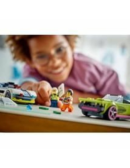 Playset Lego 60415 Police Car and Power Sport Car