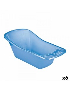 Bathtub Children's 80 x 43 x 30 cm Blue White (6 Units)