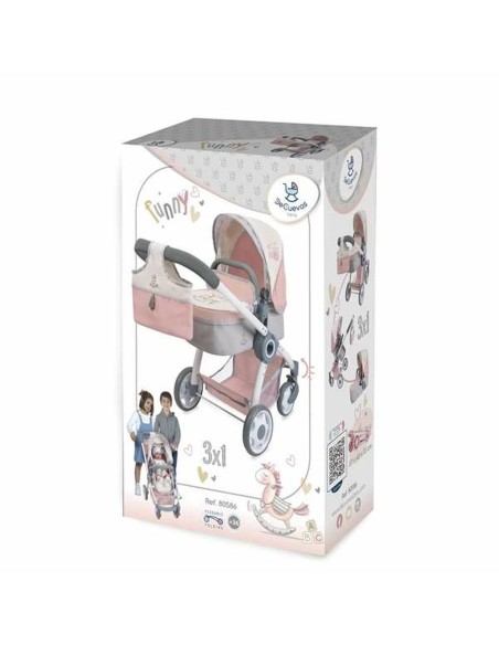 Doll Stroller Decuevas Funny Foldable 3-in-1 41 x 62 x 70 cm