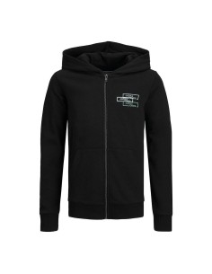 Children’s Hoodie Jack & Jones JCOSPACE LOGO SWEAT 12221210 Black