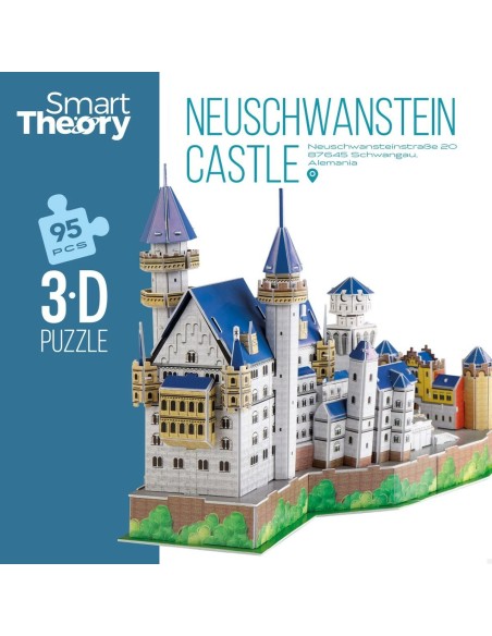 3D Puzzle Colorbaby New Swan Castle 95 Pieces 43,5 x 33 x 18,5 cm (6 Units)