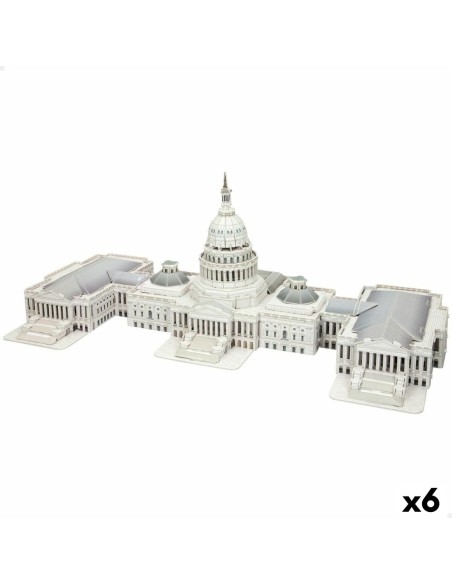 3D Puzzle Colorbaby Capitolio 126 Pieces 52,5 x 20,5 x 23,5 cm (6 Units)
