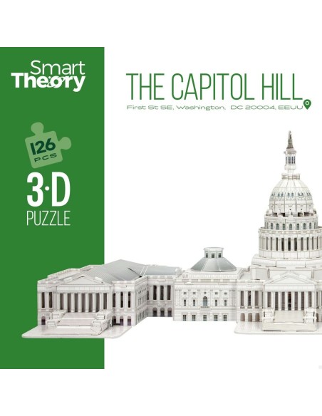 3D Puzzle Colorbaby Capitolio 126 Pieces 52,5 x 20,5 x 23,5 cm (6 Units)