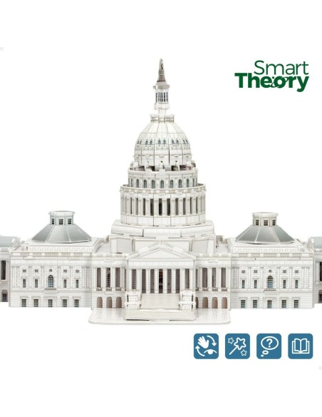 3D Puzzle Colorbaby Capitolio 126 Pieces 52,5 x 20,5 x 23,5 cm (6 Units)