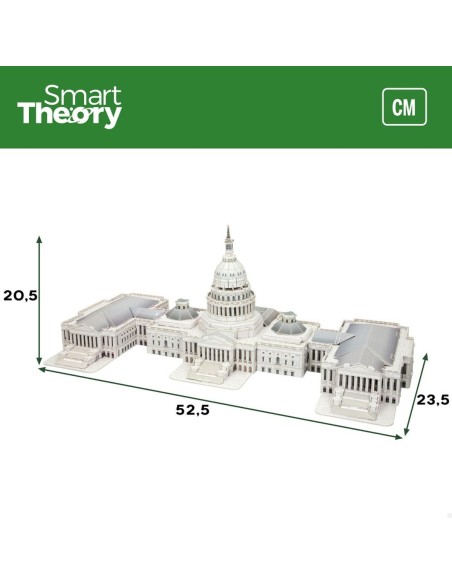 3D Puzzle Colorbaby Capitolio 126 Pieces 52,5 x 20,5 x 23,5 cm (6 Units)