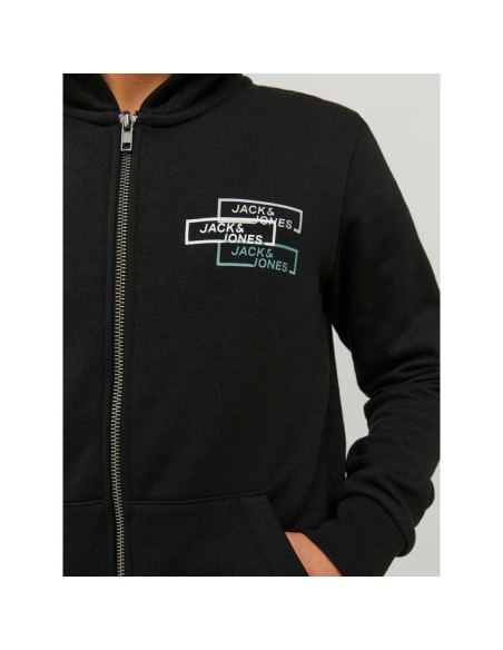 Children’s Hoodie Jack & Jones JCOSPACE LOGO SWEAT 12221210 Black