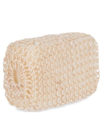 Body Sponge Berilo B7083-7 White Beige 9 x 14 x 6 cm (24 Units)