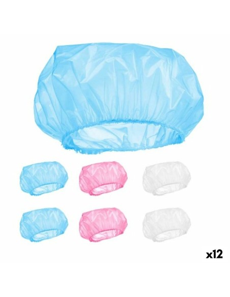 Shower Cap Berilo HD092835 Multicolour 28 cm Plastic Set (12 Units)