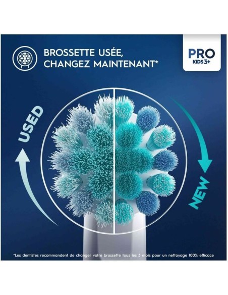 Electric Toothbrush Oral-B D100 KIDS Blue Multicolour