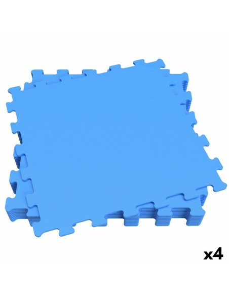 Child's Puzzle Aktive Blue 9 Pieces Eva Rubber 50 x 0,4 x 50 cm (4 Units)