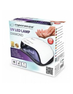 Nail Dryer Esperanza EBN007 White Black 80 W 2