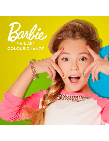 Kit to create Makeup Barbie Studio Color Change Nail polish 15 Pieces
