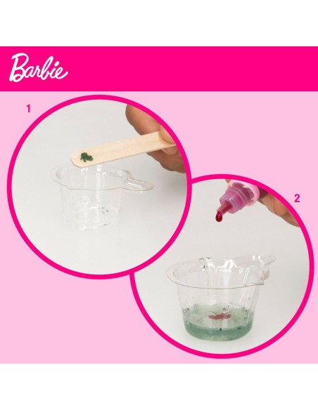 Kit to create Makeup Barbie Studio Color Change Nail polish 15 Pieces