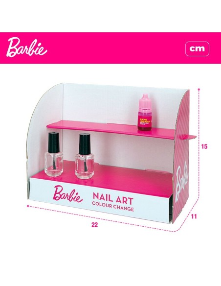 Kit to create Makeup Barbie Studio Color Change Nail polish 15 Pieces
