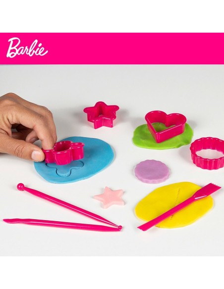 Creative Modelling Clay Game Barbie Fashion Rucksack 14 Pieces 600 g
