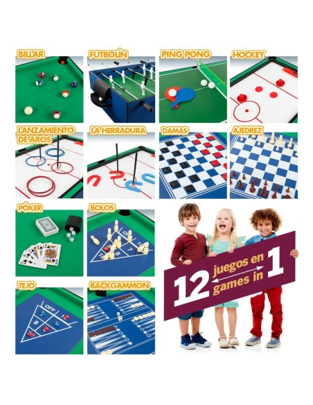 Multi-game Table CB Games 107 x 83,5 x 61 cm 12-in-1