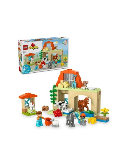 Playset Lego 10416 Caring for Animals at ther farm 74 Pieces