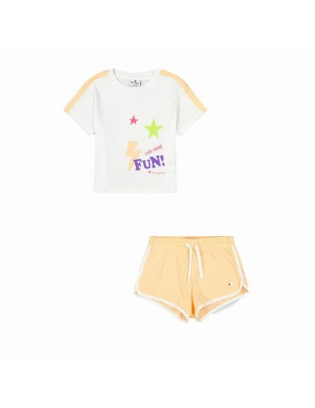 Children's Sports Outfit Champion White 2 Pieces