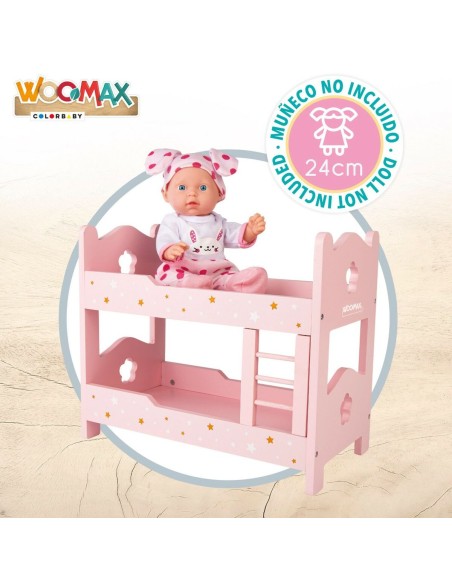 Bunk bed Woomax Pink 4 Units 31 x 26 x 16 cm